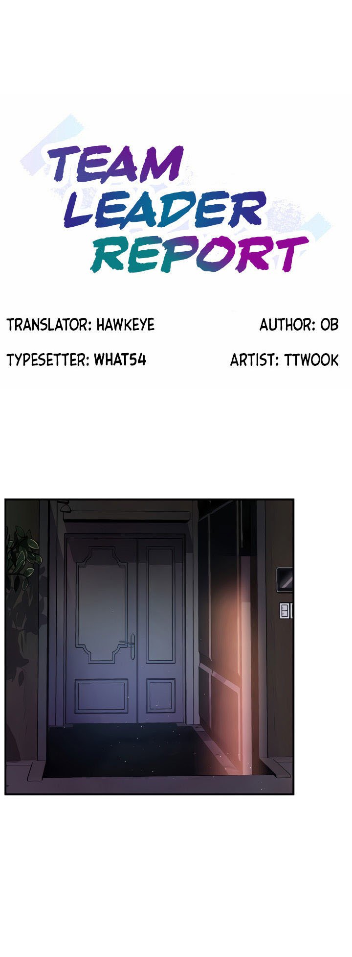 Team Leader Report - Chapter 26 3 Team Leader Report - Chapter 26 3