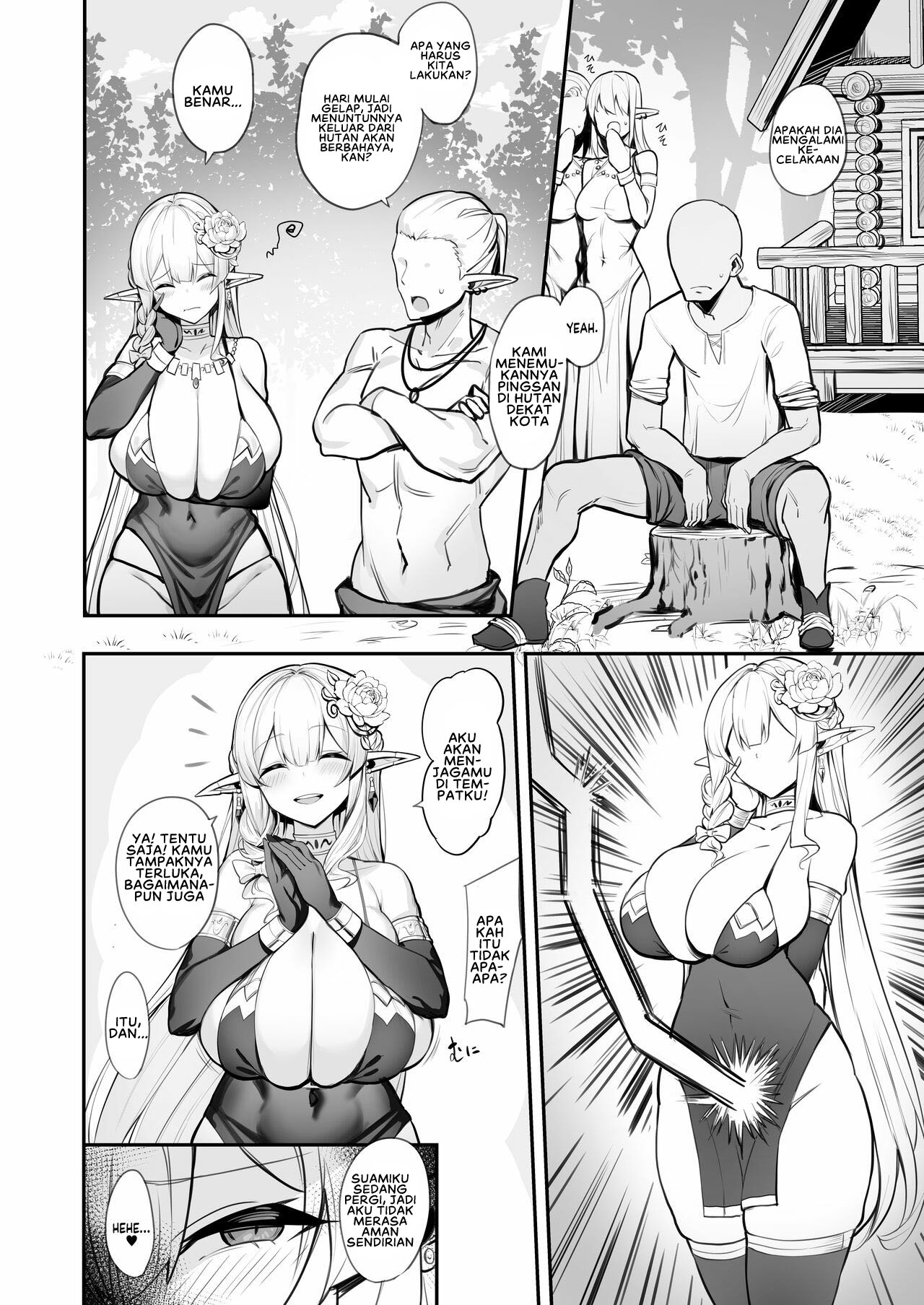 Hitozuma Elf wa Yokkyuu Fuman - Chapter 1 9