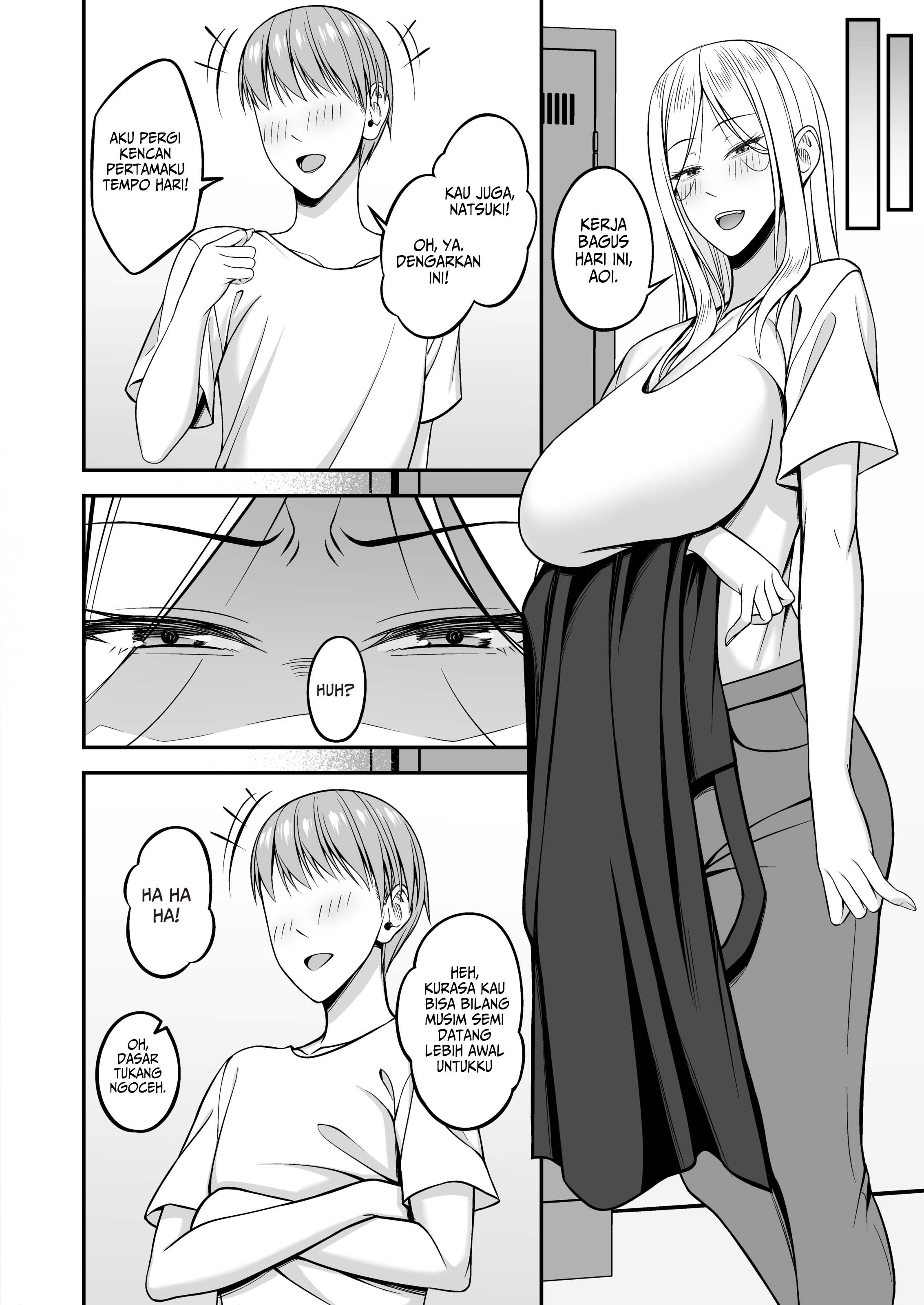 Hanging Out at My Big-Titty Gyaru Coworker&#8217;s Place - Chapter 1 4